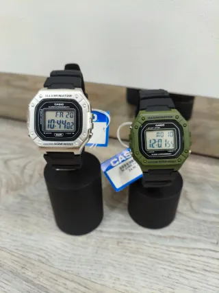 Reloj Casio Digital Hombre Verde o plateado