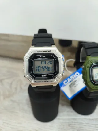 Reloj Casio Digital Hombre Verde o plateado