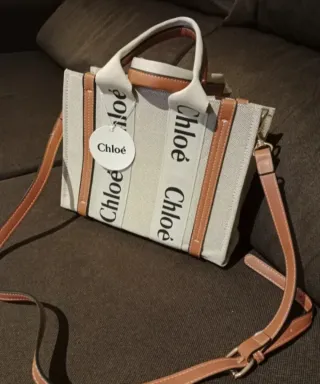 Bolso Beige y Marrón