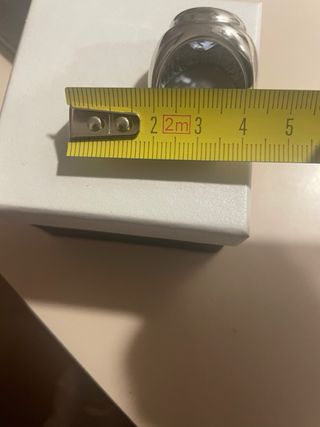 Anello firmato topazio azzurro placcato argento