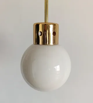 Lámpara vintage dorada