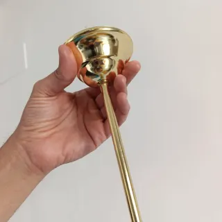 Lámpara vintage dorada