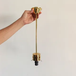 Lámpara vintage dorada