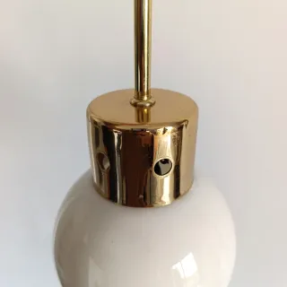 Lámpara vintage dorada