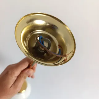 Lámpara vintage dorada