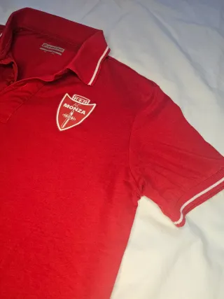 Maglia Polo Calcio AC Monza Lotto XL Rossa