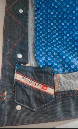 Giacca Jeans Diesel Vintage Originale Made in Ital