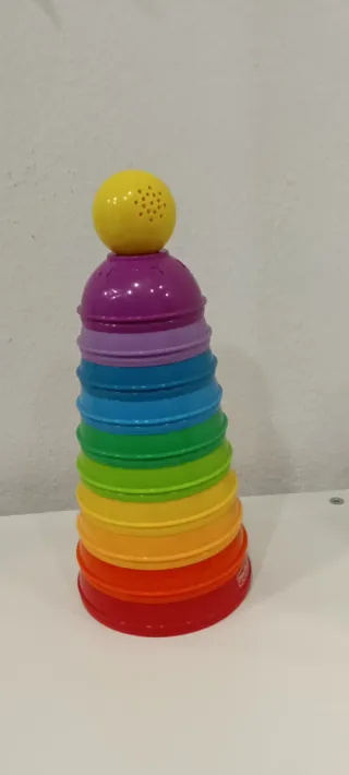 Cuencos apilables de colores con números