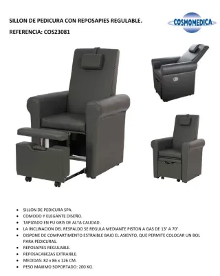 Sillón de Pedicura