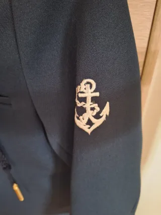 Traje de comunión niño azul