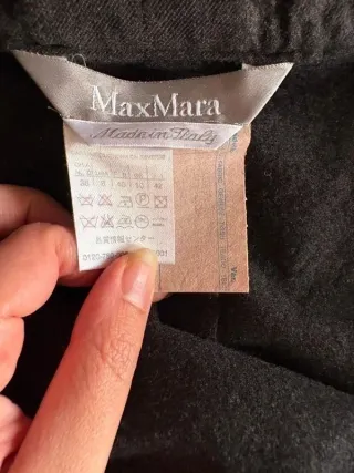 Pantaloni eleganti Max Mara grigi