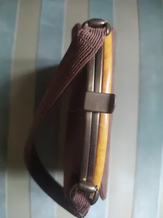 Bolso Vintage Marrón y Beige