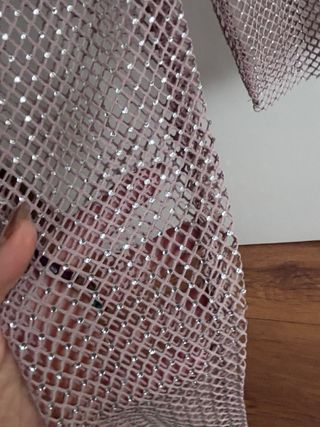 Top Malla Brillante Pull&Bear Morado Talla XS