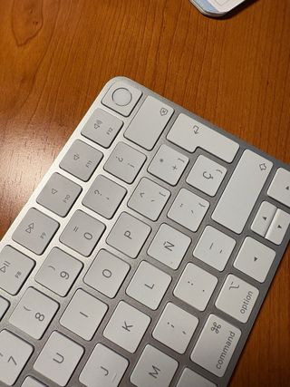 Teclado Apple Touch Plata/Blanco