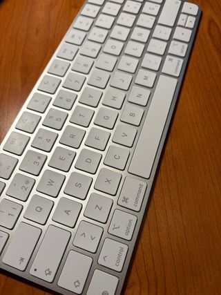 Teclado Apple Touch Plata/Blanco