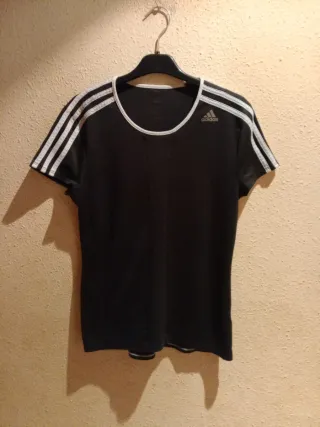 Camiseta Adidas Mujer Negra Deporte