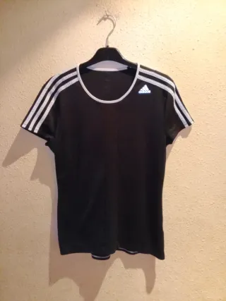 Camiseta Adidas Mujer Negra Deporte