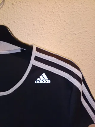 Camiseta Adidas Mujer Negra Deporte
