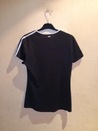 Camiseta Adidas Mujer Negra Deporte