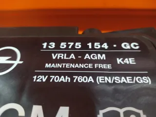 Batería Varta AGM 70Ah