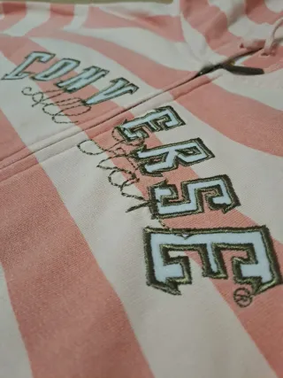 Felpa Converse All Star a righe Tg L