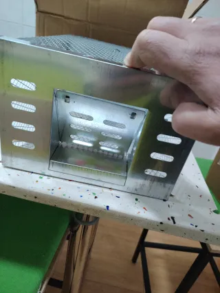 Jaula metálica para animales