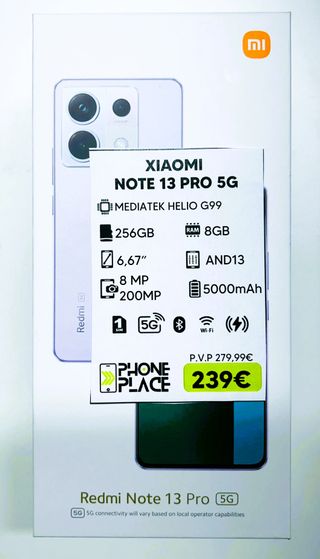 Xiaomi Redmi Note 13 Pro 5G 256GB Midnight Black