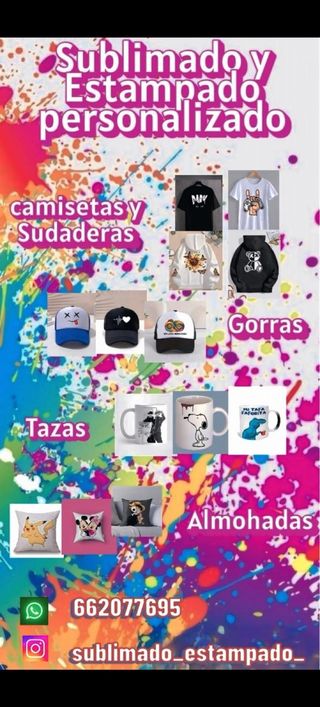 sublimación y estampado de todos los estilos