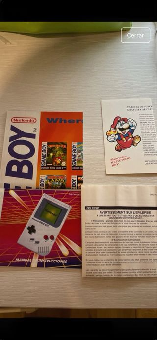 Nintendo Game Boy Classic Azul Edición Limitada