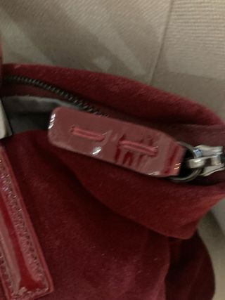 Borsa Luana rossa in camoscio