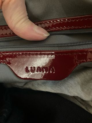 Borsa Luana rossa in camoscio