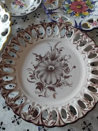 Set di 4 Piatti Decorativi di Lusso