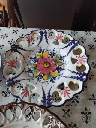 Set di 4 Piatti Decorativi di Lusso