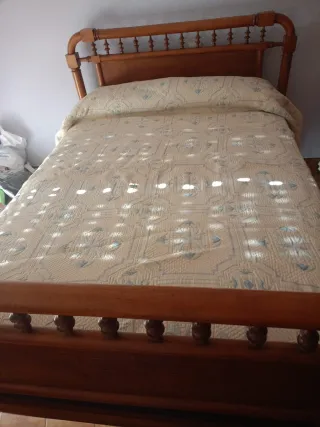 Cama Matrimonio Roble 1.35m