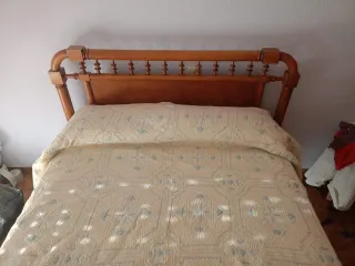 Cama Matrimonio Roble 1.35m