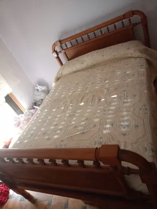 Cama Matrimonio Roble 1.35m