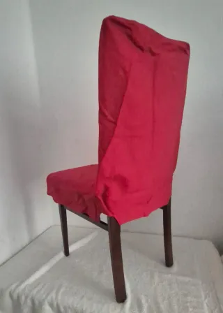 4 Fundas Silla Roja Navidad