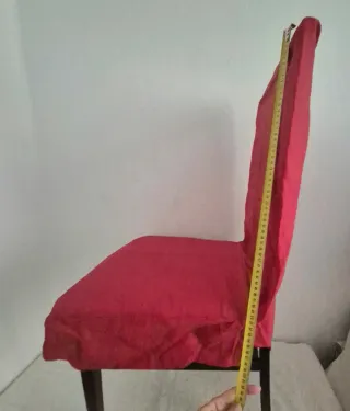 4 Fundas Silla Roja Navidad