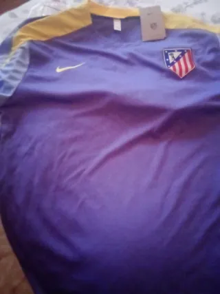 Camiseta Atmadrid 25-26 Nueva Morado/Amarillo