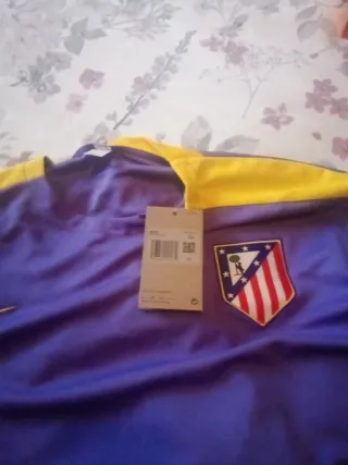 Camiseta Atmadrid 25-26 Nueva Morado/Amarillo