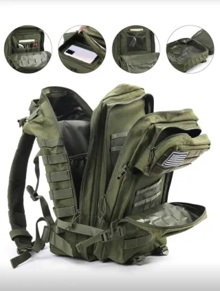 Mochila Militar 50L Verde