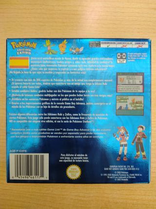 Pokémon Edición Zafiro Game Boy Advance