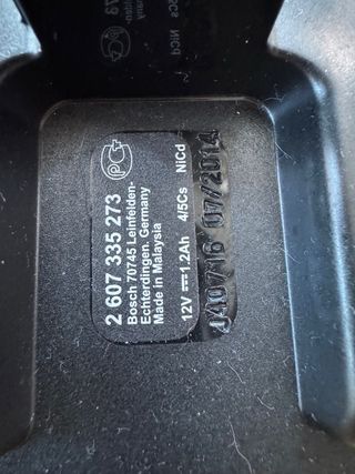 Cargador y Batería Bosch