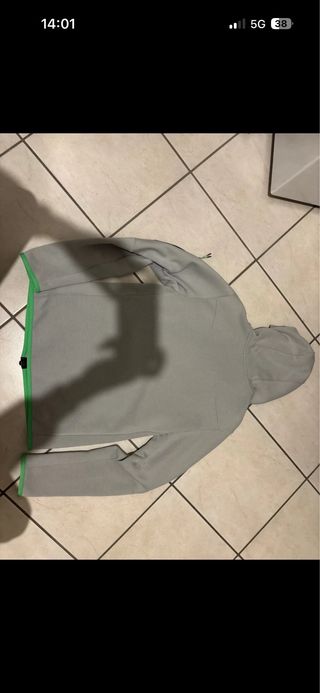 Felpa Nike Tech Grigia e Nera