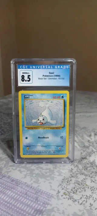 Carta Pokémon Seel 1999 CGC 8.5 Base Set