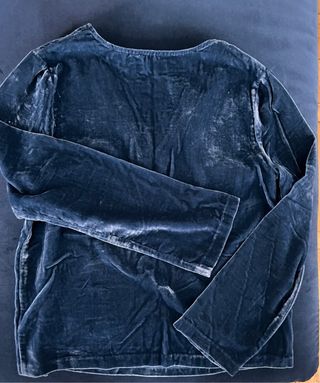 Blusas de terciopelo mujer/niña manga larga