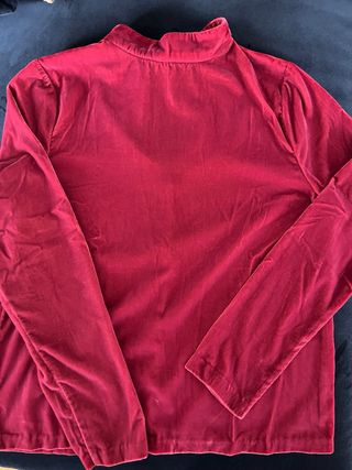 Blusas de terciopelo mujer/niña manga larga