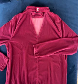 Blusas de terciopelo mujer/niña manga larga