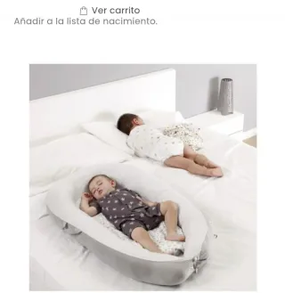 Reductor/Nido Cuna o Cama Estrellas Gris Jané