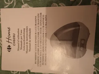 Humidificador Azul y Blanco